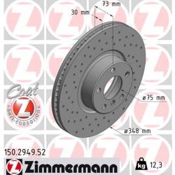 DISQUE ZIMMERMANN BMW SPORT Z GAUCHE