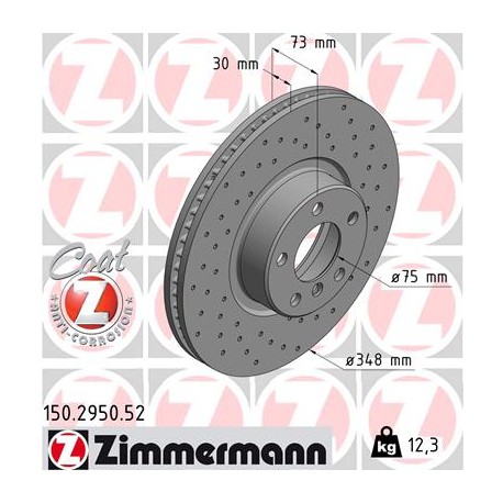 DISC ZIMMERMANN BMW SPORT Z RIGHT