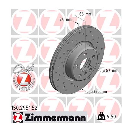 DISC ZIMMERMANN BMW SPORT Z