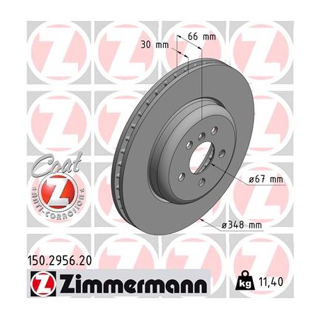 DISQUE ZIMMERMANN BMW Coat Z