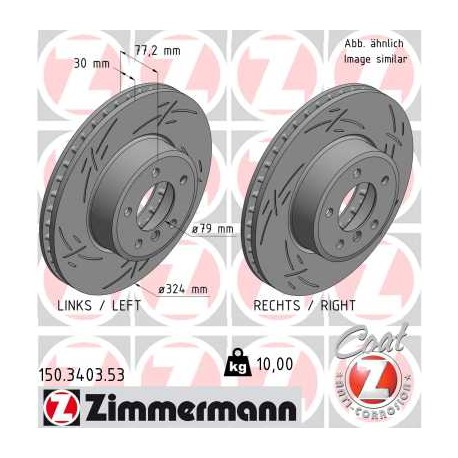 DISC ZIMMERMANN BMW BLACK Z