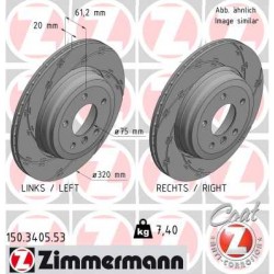 DISQUE ZIMMERMANN BMW BLACK Z