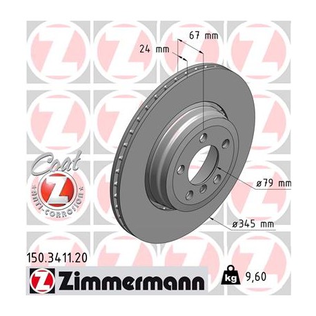 DISC ZIMMERMANN BMW Coat Z