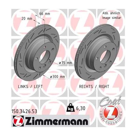 DISQUE ZIMMERMANN BMW BLACK Z