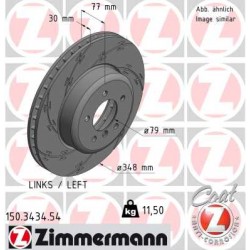 DISQUE ZIMMERMANN BMW BLACK Z (GAUCHE)