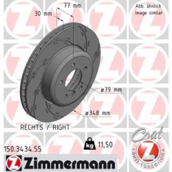 DISC ZIMMERMANN BMW BLACK Z (RIGHT)