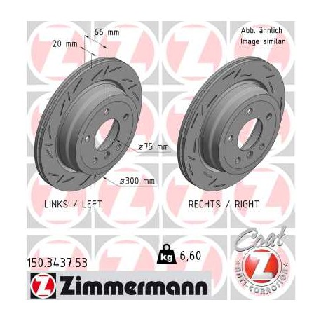 DISC ZIMMERMANN BMW BLACK Z