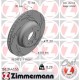 DISQUE ZIMMERMANN BMW BLACK Z (DROIT)