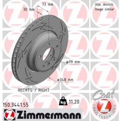 DISC ZIMMERMANN BMW BLACK Z (RIGHT)