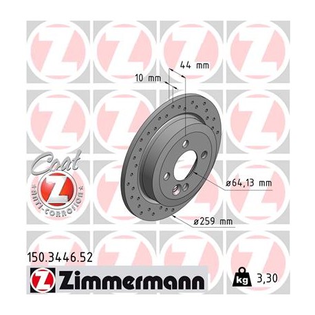 DISC ZIMMERMANN BMW SPORT Z