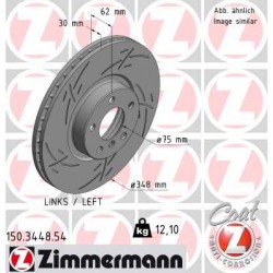 DISQUE ZIMMERMANN BMW BLACK Z (GAUCHE)