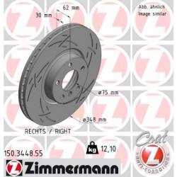 DISC ZIMMERMANN BMW BLACK Z (RIGHT)