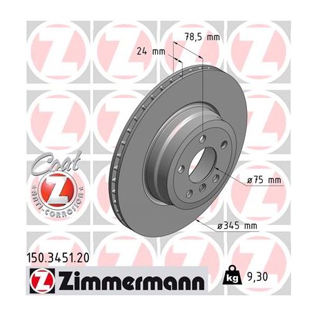 DISQUE ZIMMERMANN BMW Coat Z