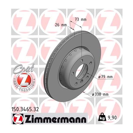 DISC ZIMMERMANN BMW FORMULA F Coat Z