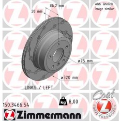 DISQUE ZIMMERMANN BMW BLACK Z (GAUCHE)