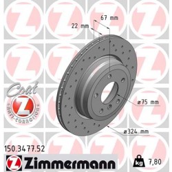 SCHIJF ZIMMERMANN BMW SPORT Z