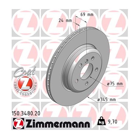 DISC ZIMMERMANN BMW Coat Z