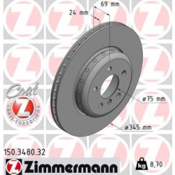 DISQUE ZIMMERMANN BMW FORMULA F Coat Z