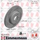 DISQUE ZIMMERMANN BMW BLACK Z (GAUCHE)