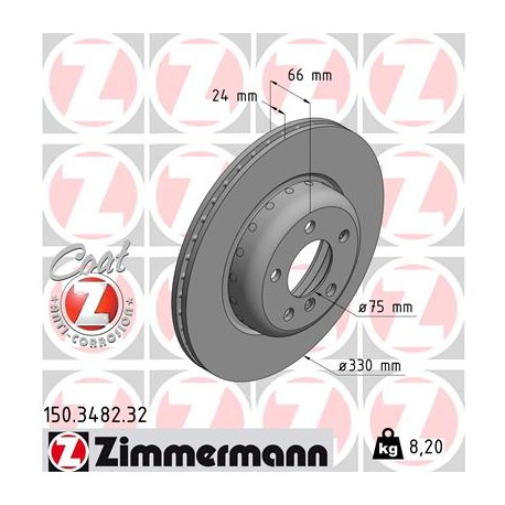 DISC ZIMMERMANN BMW FORMULA F Coat Z