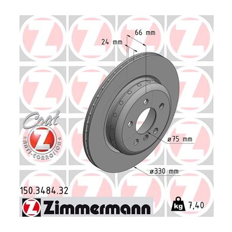 DISC ZIMMERMANN BMW FORMULA F Coat Z