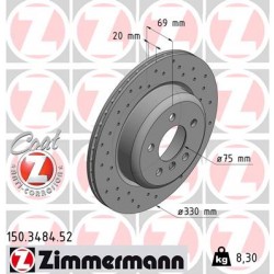 SCHIJF ZIMMERMANN BMW SPORT Z