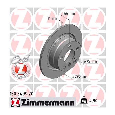 DISC ZIMMERMANN BMW Coat Z