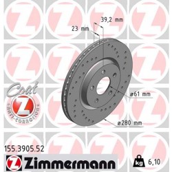 DISQUE ZIMMERMANN CHRYSLER SPORT Z