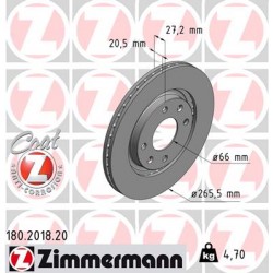 DISC ZIMMERMANN CITROEN/PEUGEOT Coat Z