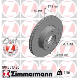 DISC ZIMMERMANN CITROEN/FIAT/PEUGEOT Coat Z