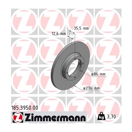 DISC ZIMMERMANN DAEWOO