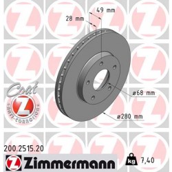 DISC ZIMMERMANN NISSAN Coat Z