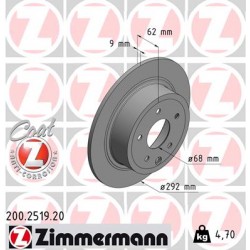 DISC ZIMMERMANN NISSAN Coat Z