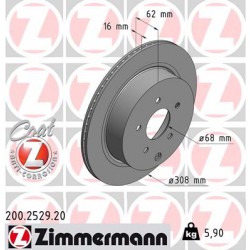 DISC ZIMMERMANN NISSAN Coat Z