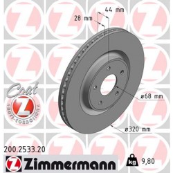 DISQUE ZIMMERMANN NISSAN/RENAULT Coat Z