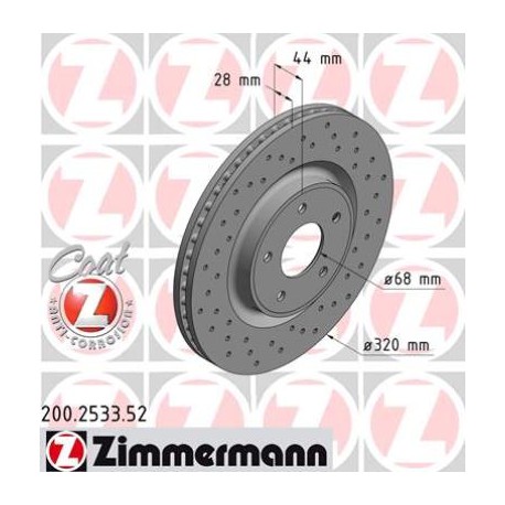 DISC ZIMMERMANN NISSAN SPORT Z