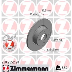 DISC ZIMMERMANN FIAT Coat Z