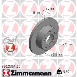 DISC ZIMMERMANN FIAT Coat Z