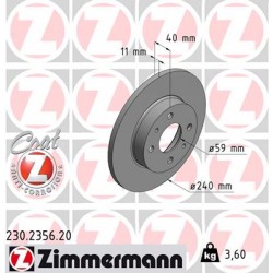 DISQUE ZIMMERMANN FIAT/FORD Coat Z