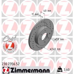 DISQUE ZIMMERMANN FIAT SPORT Z