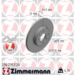 DISC ZIMMERMANN FIAT Coat Z