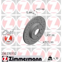 SCHIJF ZIMMERMANN FIAT SPORT Z