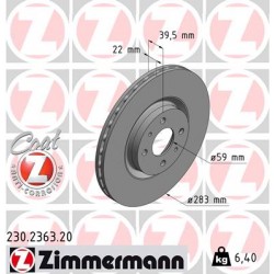 DISC ZIMMERMANN FIAT/ALFA ROMEO Coat Z