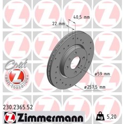 DISQUE ZIMMERMANN FIAT/PSA/ALFA SPORT Z