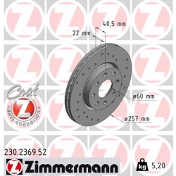 DISC ZIMMERMANN FIAT/OPEL SPORT Z