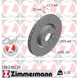 DISC ZIMMERMANN FIAT Coat Z