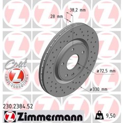 DISC ZIMMERMANN FIAT/CHRYSLER/DODGE/VW SPORT Z