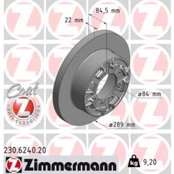 DISQUE ZIMMERMANN IVECO Coat Z