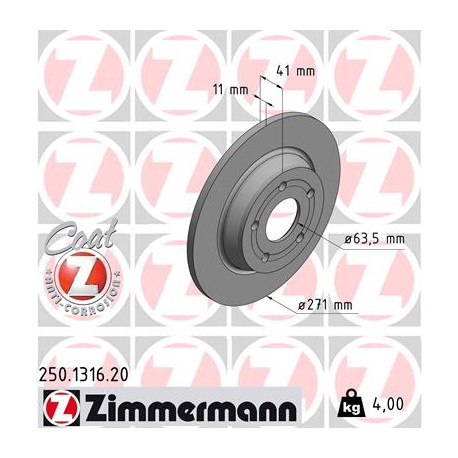 DISC ZIMMERMANN FORD Coat Z