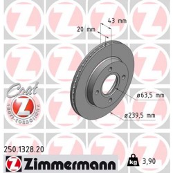 DISC ZIMMERMANN FORD Coat Z